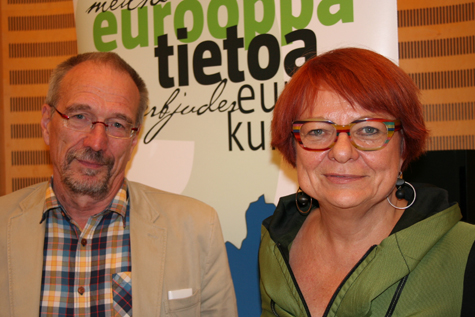 Tarja Cronberg och Nils Torvalds. Foto: Europainformationen, Päivi Toivanen