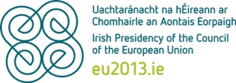 Irlannin EU-puheenjohtajakauden logo 2013.