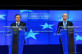 Barroso ja Rompuy. Kuva: Euroopan unionin neuvosto.