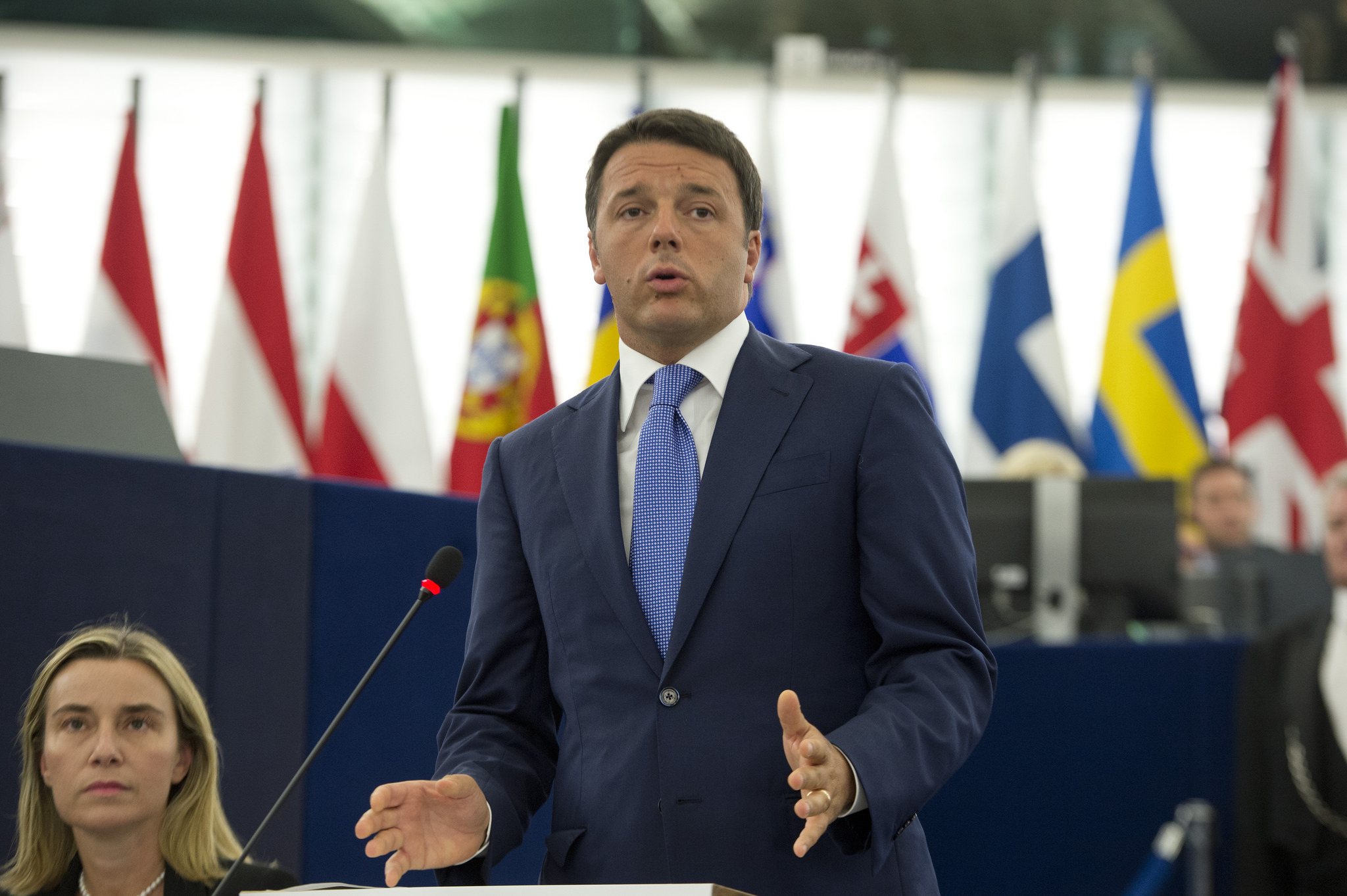 Italian pääministeri Matteo Renzi 