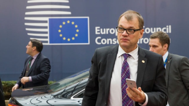 PM Juha Sipilä Eurooppa-neuvostossa.Kuva_Euroopan unionin neuvosto