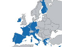 Euroalueen kartta