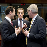 Utrikesminister Stubb vid rådet för yttre förbindelser i Bryssel. Foto: EU:s råd