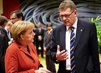 Angela Merkel ja Matti Vanhanen