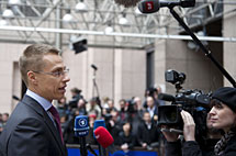 Ulkoministeri Alexander Stubb. Kuva: EU:n neuvosto