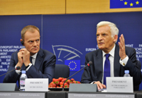 Donald Tusk ja Jerzy Buzek
