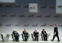 Buzek, Tusk, Rompuy, Orbán ja Barroso