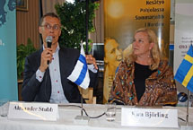 Alexander Stubb ja Ewa Björling