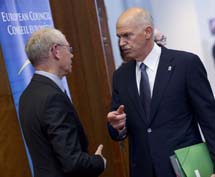 Rompuy ja Papandreou