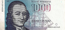 1000 markkaa