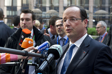 Presidentti Hollande toukokuun lopussa EU:n päämiesten tapaamisessa  Brysselissä. Kuva: Eurooppa-neuvosto.