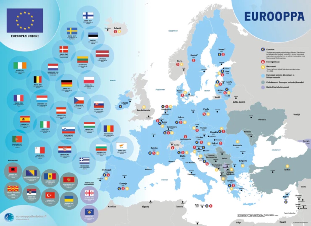 Euroopan kartta 